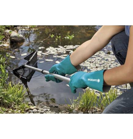 Los guantes de jardinería resistente al agua Gardena