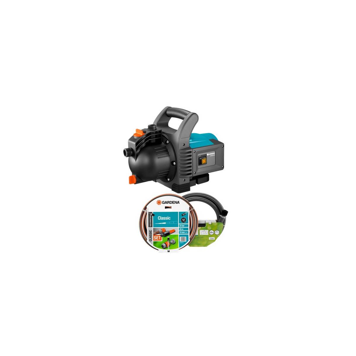 3500/4 Classic Garden Water Pump Kit - GARDENA