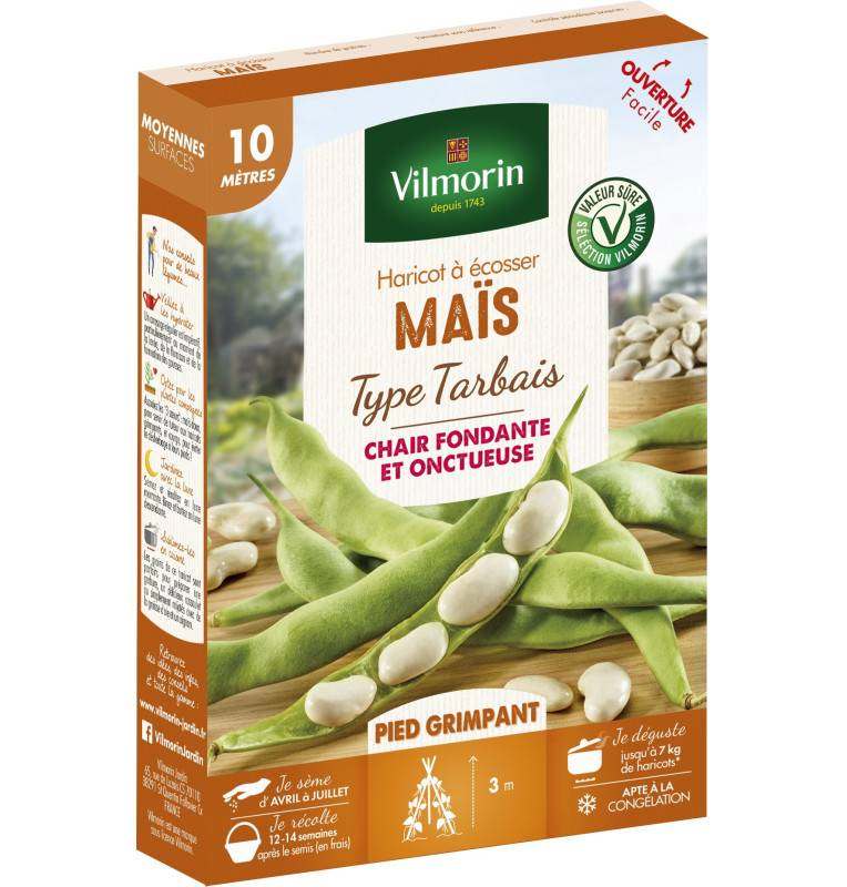 Maize shelling bean - 10 meters - vilmorin