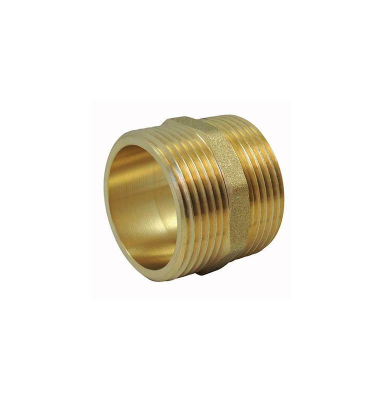 Even nipple Male / Male Brass