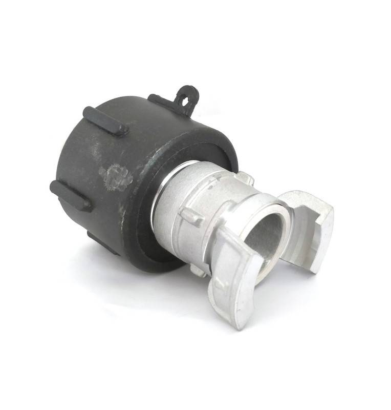 S60x6 connector - Guillemin symmetrical with DN32 latch - 33/42 mm