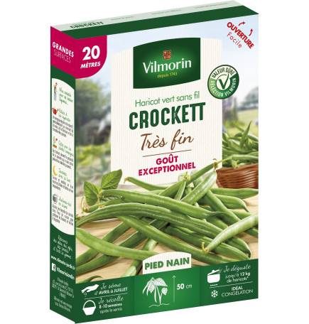 Haricot vert sans fil Crockett très fin 20 mètres