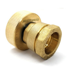 S60x6 fitting - pressure 32mm all brass