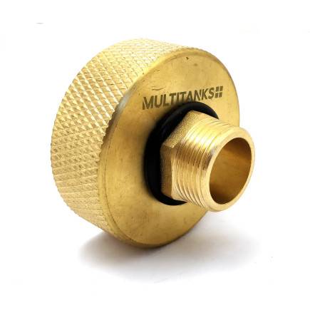 S60x6 Connector - 3/4 Inch Male Threaded Bit All Brass