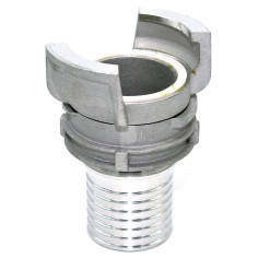 Guillemin symmetrical half connector with flanged reduced ring bush