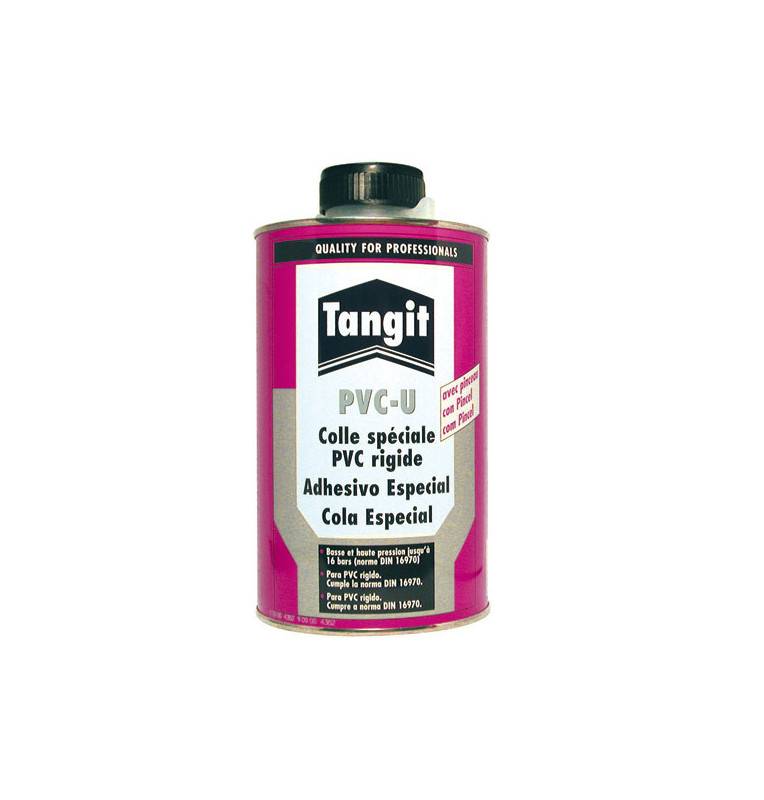 TANGIT special rigid PVC gel glue, 1 liter box with brush