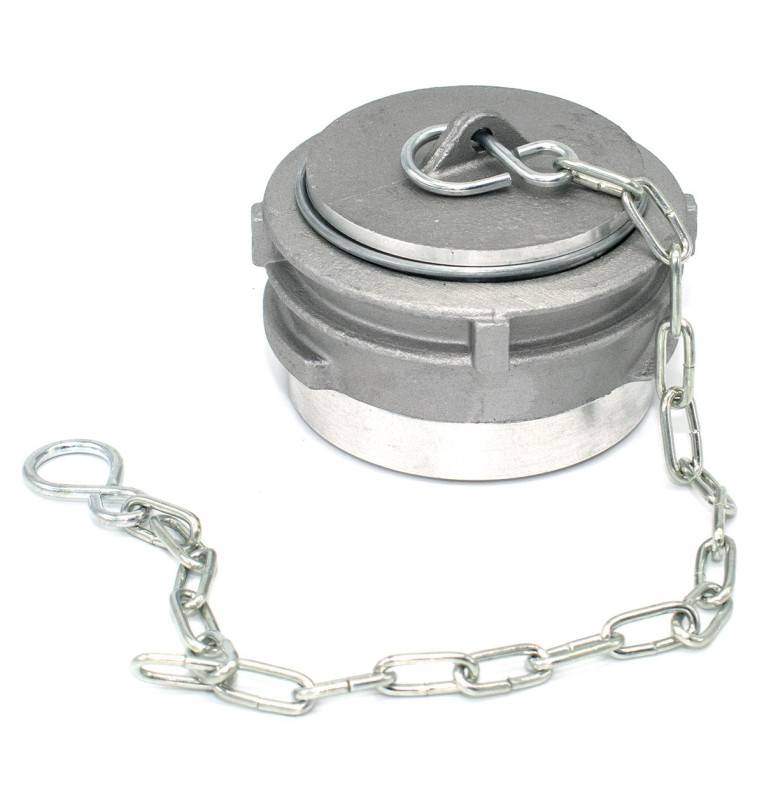 Symmetrical Guillemin stopper with lock and aluminum chain