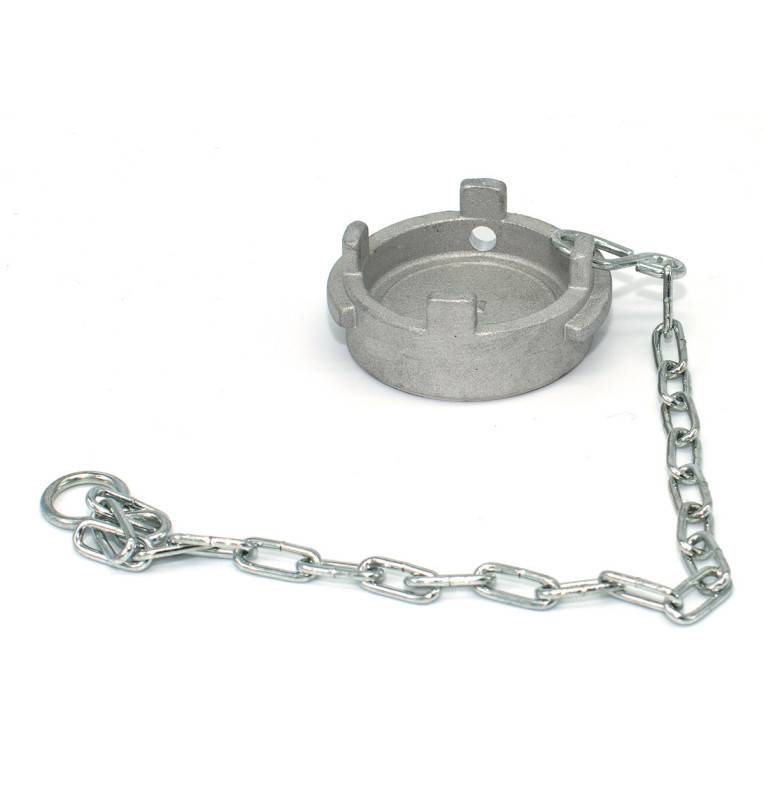 Symmetrical cap Guillemin dish type irrigation padlockable with chain