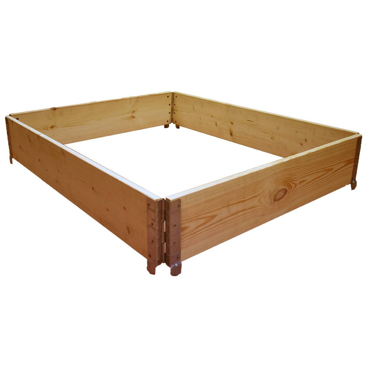 Square vegetable garden in natural wood 800x600mm