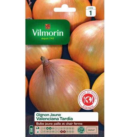 Sachet seeds Yellow onion Valenciana Tardia