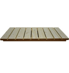 800mm high natural wood screen