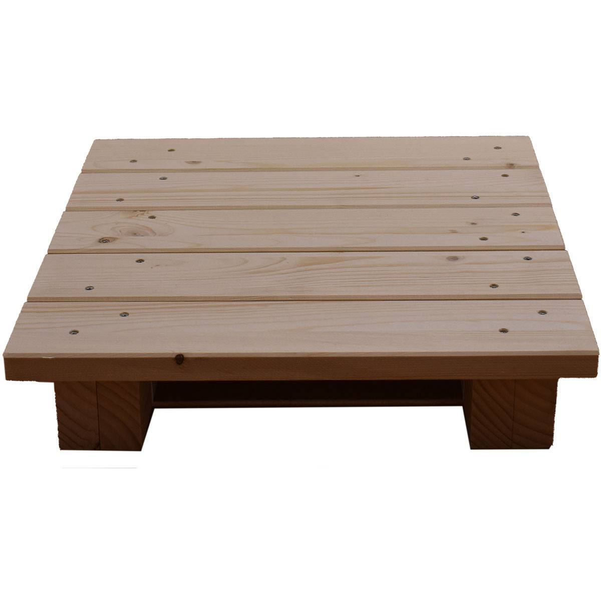 Claie de base 1200mm en bois naturel