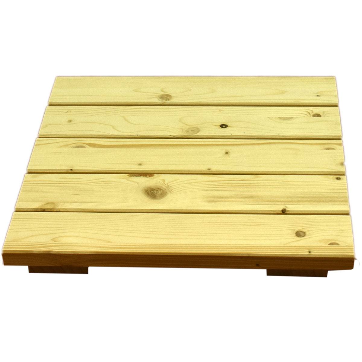 Claie de base 1200mm en bois naturel