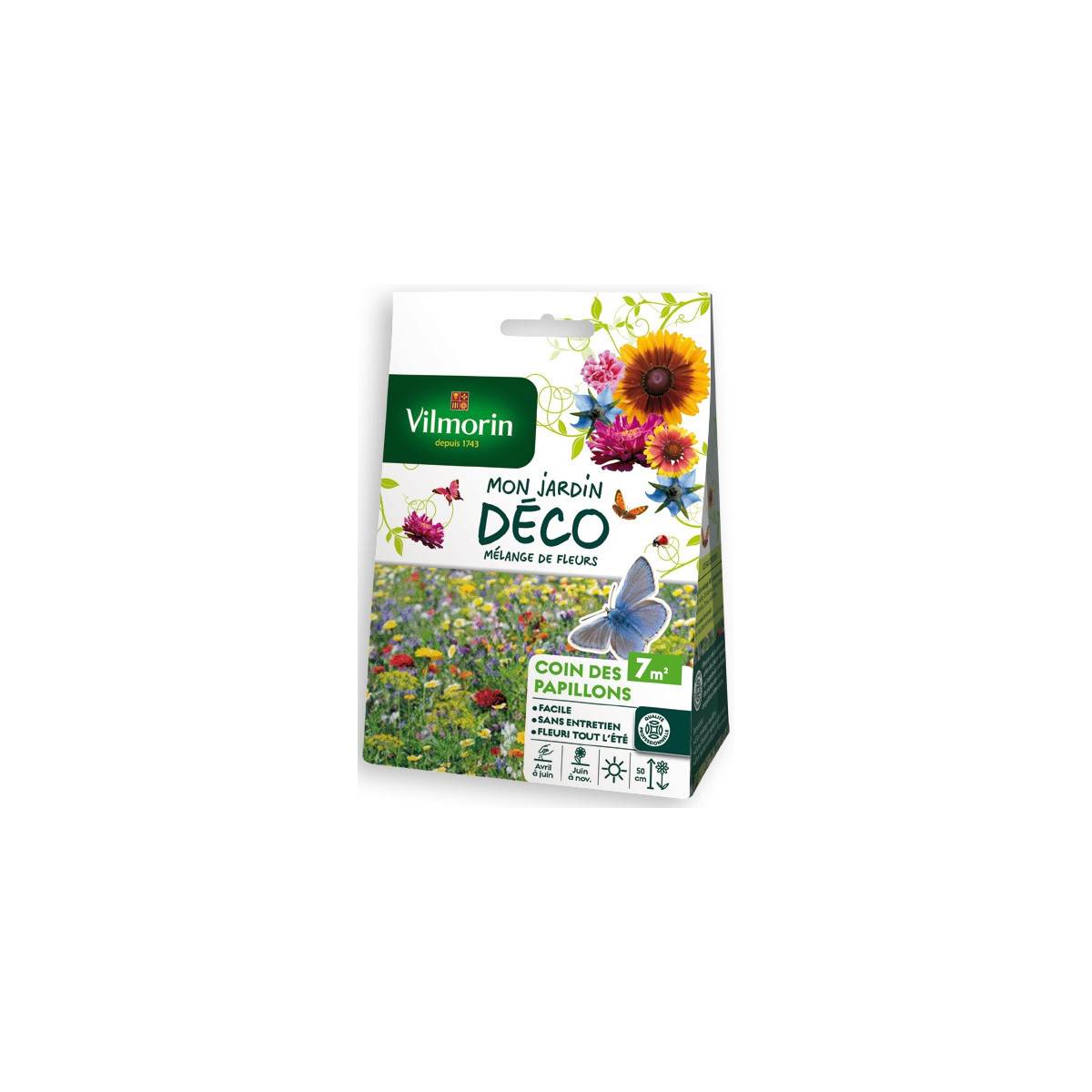 Sachet graines Mélange de fleurs Coin des Papillons 7m2