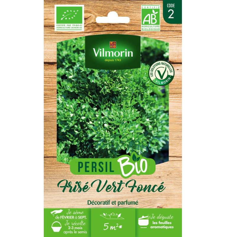 Sachet Seeds Parsley Dark Green BIO - Petroselinum sativum