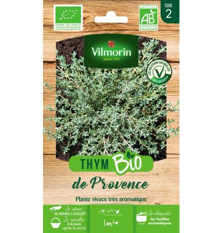 Organic Thyme seeds sachet - Thymus vulgaris