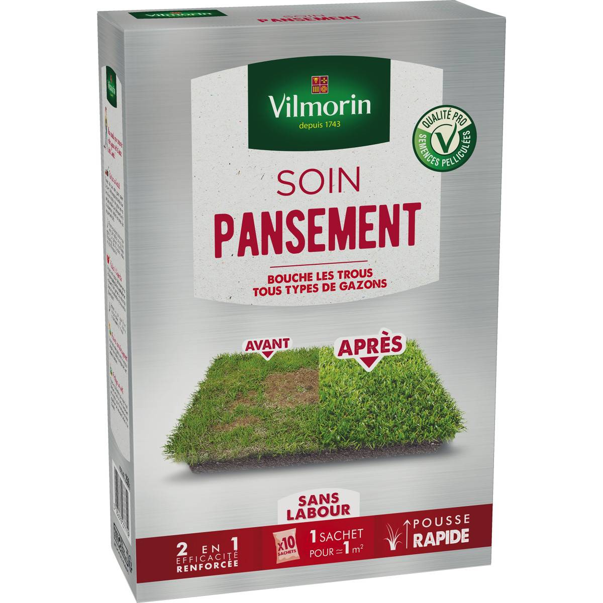 Boite 10 pansements 2 en 1 - 250 gr