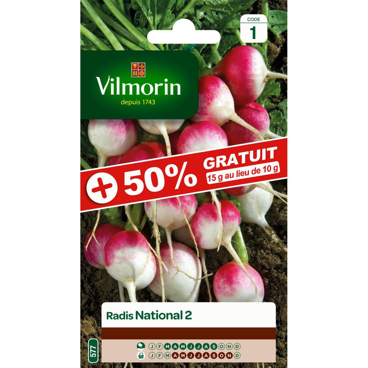 National Radish Seed Sachet 2