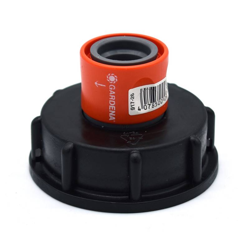 S60x6 connection - Gardena rapid coupling female outlet