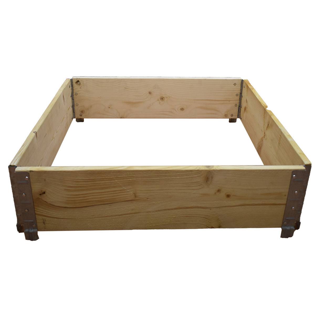 Square vegetable garden in natural wood 1200 x 400mm