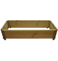 Kitchen garden square natural wood 600x600mm