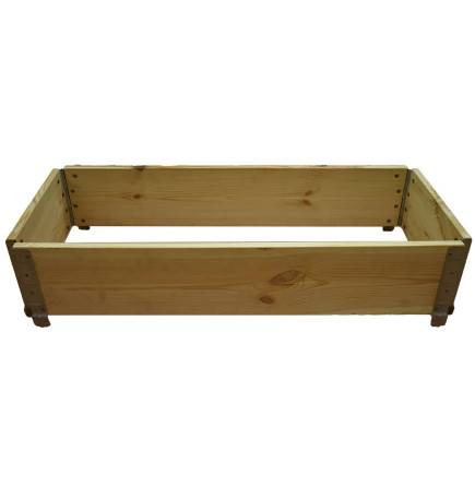 Kitchen garden square natural wood 600x600mm