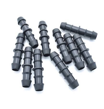 Set of 10 16x16 fluted junction connectors for micro irrigation