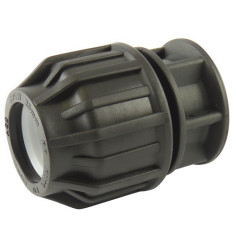 Compression end cap