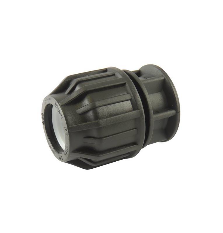 Compression end cap