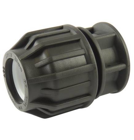 Compression end cap