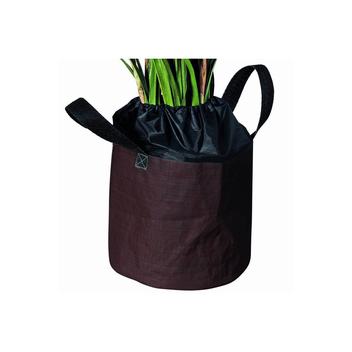 Sac de protection contre le gel L Ø 55 x 45 cm marron pour plantes en pots