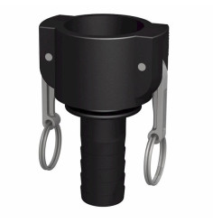 Cam hembra acoplador 1'' 1/2 - 38 mm macho estriado