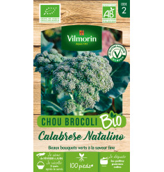 Sachet graines Chou Brocoli Calabrese Natalino BIO