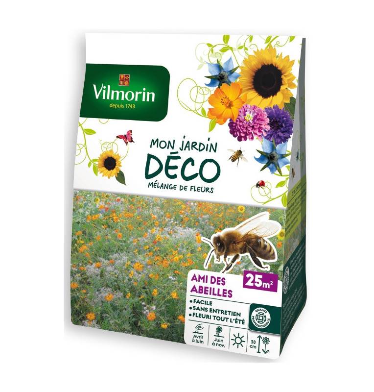 Sachet graines Mélange de fleurs Ami des Abeilles 25m2