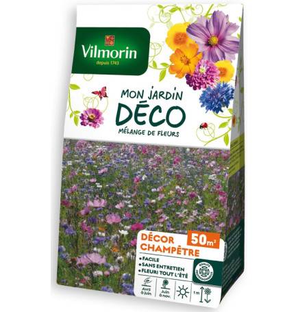 Sachet graines Mélange de fleurs Champetre 50m2