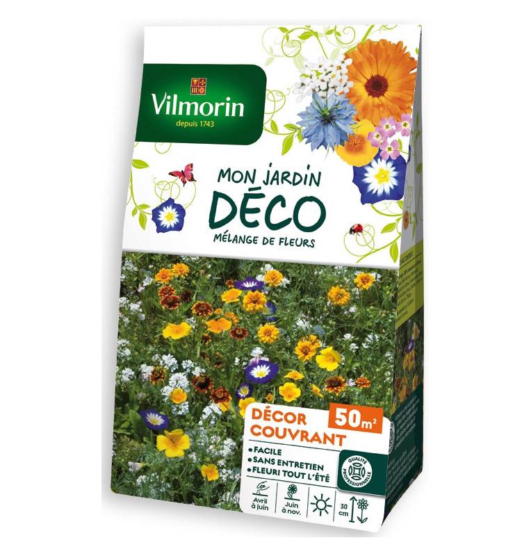 Sachet graines Mélange de fleurs Couvrant 50m2