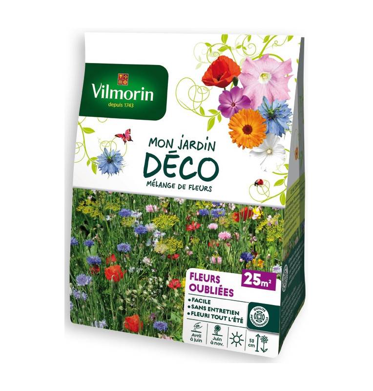 Sachet graines Mélange de fleurs - Fleurs oubliées 25m2