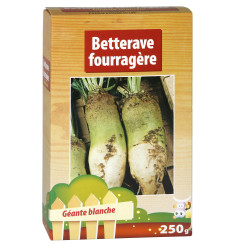 Graines de Betterave fourragère Géante blanche - Boite de 250grs