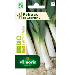 Sachet graines Poireau de Carentan 2 BIO