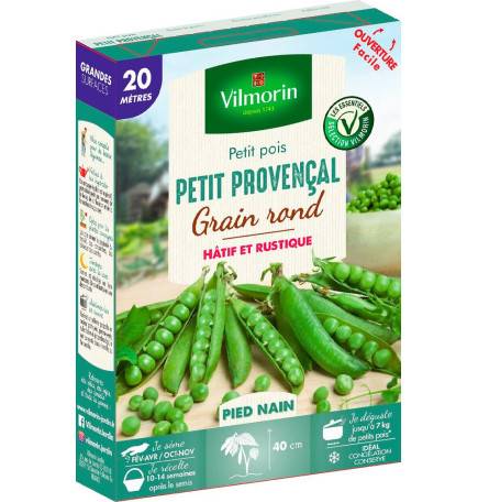 Graines de Petit Pois Petit Provencal 20 mètres