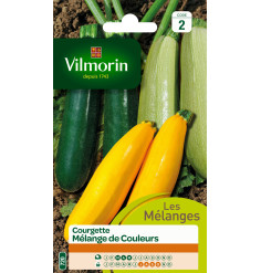 Sachet graines Courgette Mélange de couleurs