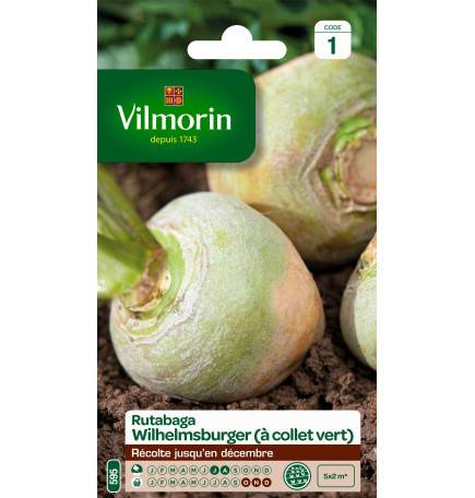 Sachet graines Rutabaga Wilhelmsburger ( à collet vert )