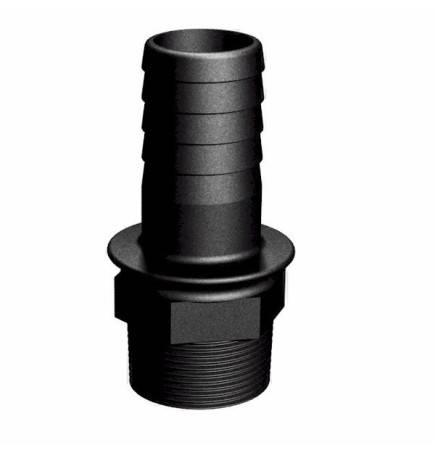 Product sheet Male connector 1 "- straight barbed Ø25mm