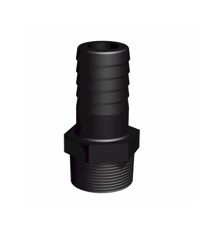 Product sheet Male connector 1-1 / 4 "- straight barbed Ø32mm