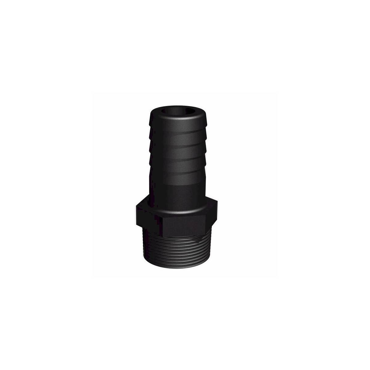 Product sheet Male connector 1-1 / 4 "- straight barbed Ø32mm