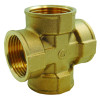 Female brass screw cross