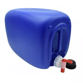 Bidon en plastique nature 20 litres UN empilable avec robinet de vidange GL  51 Aero Flow