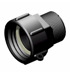 Product sheet 2 "S60x6 female fitting - male 1-1 / 2" gas thread