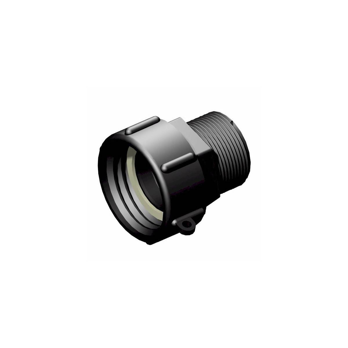 Product sheet 2 "S60x6 female fitting - male 1-1 / 2" gas thread