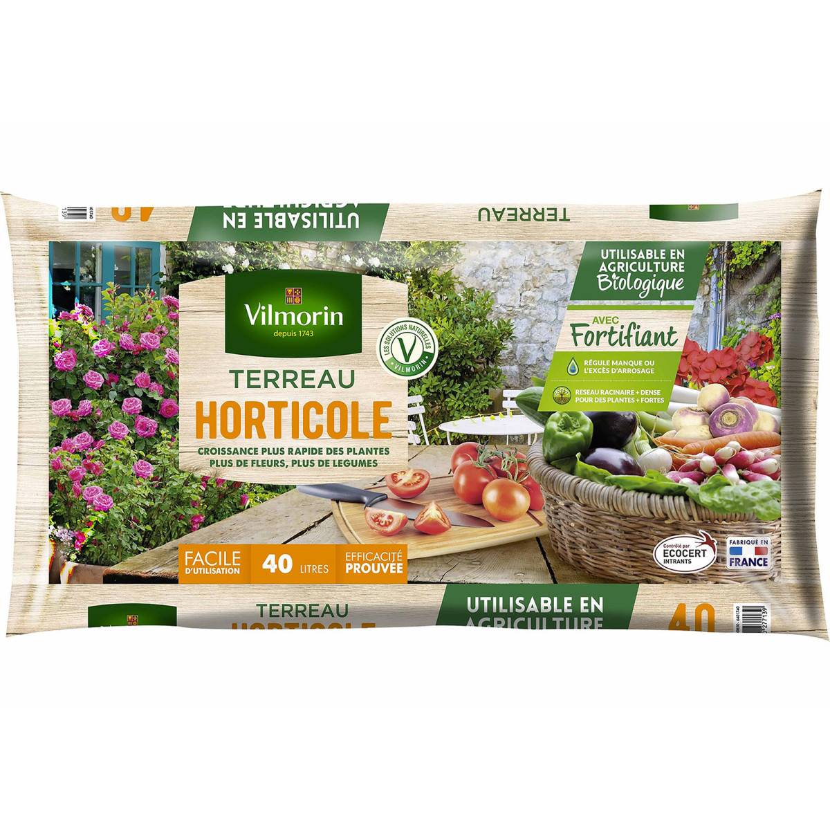 Terreau horticole 40L